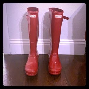 RED Hunter Boots